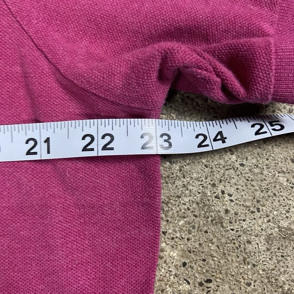 Polo Ralph Lauren Polo Shirt Size XXL Pink Custom Fit‎ Casual Blue Pony Logo